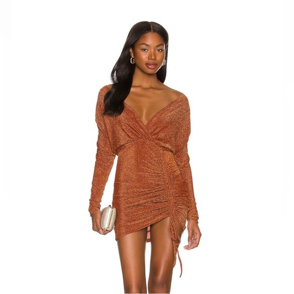 NWT Superdown Genia Off Shoulder Mini Dress Size S - Picture 1 of 11
